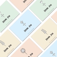 Thank You Card A6/A7 Size (4/8 pcs)