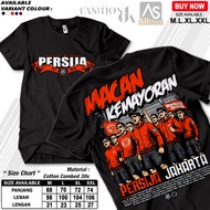 V330 V7 T-shirt Persija Macan Kemayoran 1928 Latest Jakmania Premium Cotton Combed 30s Football Supp