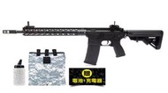 台南 武星級 RAVEN ORE-HIVE 12吋 電動槍 黑 AR M4 M16 416 AIRSOFT 生存遊戲