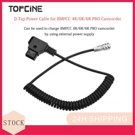 Topcine DTap to BMPCC 4K 6K Pro Coiled Power Cable Suitable for Blackmagic Pocket Cinema Camera 4K a
