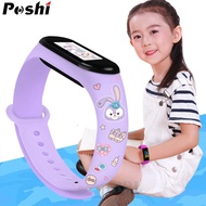 POSHI Waterproof Digital Watch For Kids Smart Watches Girls Boys cartoon silicone strap LED Digital Children Sport Wristwatch jam tangan kanak kanak perempuan