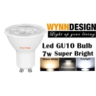 [1pc GU10 Led Bulb] Wynn Design GU10 [DIMMABLE/ NON- DIMMABLE] Led Bulb 7w/8.5w/9w/11w Spotlight Bul