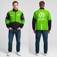 Motorcycle Jacket Motorcycle Jacket Ojol Go jek/ Taslan Material Motorcycle Jacket / Outdoor Motorcy