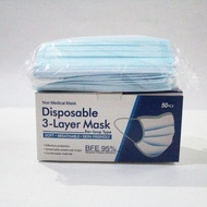 3ply Masks Contents 50 Pcs Disposable Face Masks 3 PLAY Mask