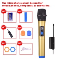 UHF Wireless Microphone Original Dual Handheld Wireless Rechargeable Mic Family KTV for karaoke