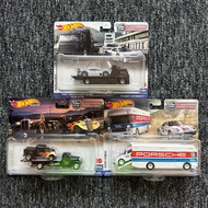 HOT WHEELS 2023 MIX 4 TEAM TRANSPORT Fleet Street 1997 Mercedes-Benz CLK-GTR 33 Willys Speed Waze Po