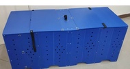 Folding Cage 4 Division Plastic Collapsible for Gamefowl