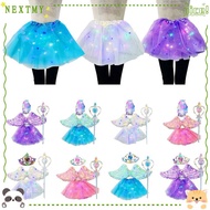 NEXTMY Glowing Wings, LED Wings Light Up Angel Feather Wings Set,  Party Props Feather Decor Dance S