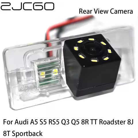 ZJCGO CCD HD Car Rear View Reverse Back Up Parking Waterproof Camera For Audi A5 S5 RS5 Q3 Q5 8R TT 