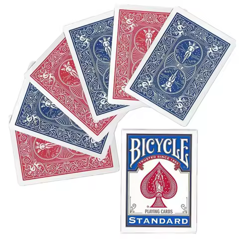 Bicycle Double Back Red&Blue Back Playing Cards Gaff Deck Card Games Magic Tricks