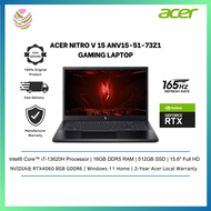 Acer Nitro V 15 ANV15-51-73Z1 15.6" FHD 165Hz Gaming Laptop ( I7-13620H, 16GB, 1TB SSD, RTX4060 8GB, W11 )