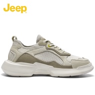 Jeep jeep Men's Shoes Summer Breathable Mesh Outdoor Travel Leisure Sports Mesh Shoes Thick-Soled Sp