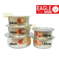 (1Set) Aluminium Indian Pot 20cm 22cm 24cm 26cm 28cm Degchi pot | Biryani pot | Periuk Kenduri | Ken