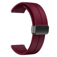 Magnetic Folding Buckle Band for OPPO Watch X Silicone Strap for OPPO Watch X Watchband Bracelet