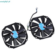 moonlighty1 2pcs 95mm 4gb 2048SP GPU Cooler Cooling Fan for Yeston RX480 570 580 Graphics Card Fan