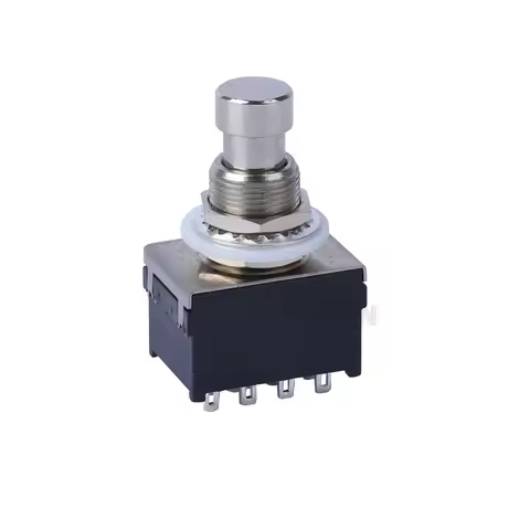 PBS-24-402 12MM Toggle Switch 4PDT 12 Pins 2 Positions ON ON Latch/Momentary 3A/250V 5A/125VAC M12 T