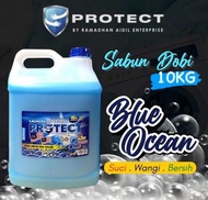 10KG Sabun Dobi PROTECT Perwangi ,perlembut dan  pembersih wangian Lekat di baju Liquid Anti-grease 