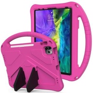 全城熱賣 - 適用於iPad Pro 11（2020&2018) 大飛俠系列 EVA材質 平板防摔保護殼 帶支架（玫紅色）