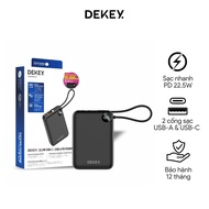 Pin Dự Phòng DEKEY Power Pioneer 20.000mAh 22.5W USB-C PD Power Bank chính hãng Japan