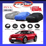 KIA EV6 PEVA Cover Outdoor Protection Resistant Water Proof Rain Protect UV Selimut Kereta Penutup C