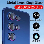 Metal Camera Lens For  itel Super 26 S26 Ultra 26Ultra S26Ultra Super26Ultra itelS26Ultra 9H HD Alum