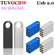 TUVOCBW 20PCS/lot Usb 2.0 Flash Drive Pendrive 1GB 2GB 4GB 8GB Waterproof  Memory Stick 16GB 32GB Th