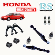 24 Item Combo Set Front Suspension Part Honda Civic SR4 1.5 1.6 Lower Upper Arm Stabilizer Bush Abso