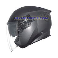 SG SELLER 🇸🇬 PSB APPROVED TRAX T263V2 Motorcycle sunvisor helmet Glossy GREY