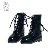 (Spot Goods)Baby Shoes 6High-top Doll Shoes Boots bjd Doll Accessories Blythe1Compare6Soldier Leathe