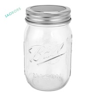 Sprouting Jar with Stainless Steel Screen Lid Wide Mouth Quart Sprouter
