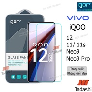 Tempered Glass Gor Vivo iQOO 12, iQOO 11/ 11s, iQOO Neo9/ Neo9 Pro/ Neo6 Transparent Smooth 9H/ 2.5D