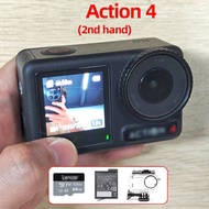Used Camera For OSMO Action 4 Action Camera 4K Stabilization Action 4 Sport Camera For Vlogging Moto