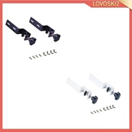 [Lovoski2] 2 Pieces Pegboard Desk Mount Iron Fixing Clips Table Mounting Brackets Pegboard Desk Brac
