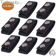 TOPBEAUTY 1/4/8Pcs Belt Buckle Durable Double Snaps Outdoor Nylon Strap