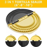 BDGF 3-in-1 Tortilla Sealer, Tacos Tortilla Crimper Maker, Adjustable Size, For 6"-10" Crust, Make S