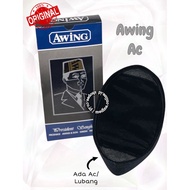 (AWING AC) Songkok peci/ Awing AC Kopiah/ Top hole/ 100%Original Songkok Hitam