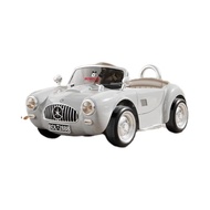 Kids Electric Ride-On Car Vintage 4-Wheel Baby Car Remote Control Toy Children Boys Girls Ride Car