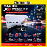MACHTIG X5 Dashcam 4K+2K Car Reconder 24 hours 2CH Car Dashcam Front Rear DVR car recorder FHD HD