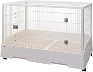 Clear Front 80 Clear Acrylic Panel, Large Doors, Easy to Clean, Drawer Tray Included, For Rabbits an