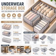 [Neat] UNDERWARE BRA SOCKS ORGANIZER / FOLDABLE ORGANIZER / STORAGE BOX / DRAWER CLOSET
