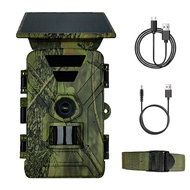 WiFi Hunting Camera Solar Trail Camera 8K 60MP WiFi Wildlife Hunting Camera IP66 Waterproof Outdoor 