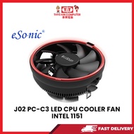 J02 PC-C3 LED CPU COOLER FAN INTEL 1151