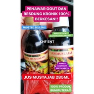 JUS MUSTAJAB PENAWAR TERBAIK BAGI GOUT RESDUNG KRONIK TAMBAH SELERA MAKAN MURAH GUARANTEE HALAL PROD