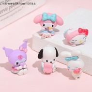 newwellknownbliss 5Pcs Anime Figures Doll Desktop Model Car Ornaments Home Decor Kid Cake Insert RTT