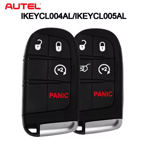 Original AUTEL KM100/IM508/IM608 4/5 Button Universal Remote Smart Key CL004AL CL005AL for Chrysler/