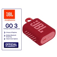 JBL GO 3 Portable Waterproof Speaker Wireless Bluetooth Garansi 1 Tahun