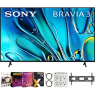 Sony BRAVIA 3 K65S30 65 inch 4K HDR Smart LED TV Bundle with Premiere Movie Streaming Package & TV S