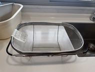 IKEA 伸縮水槽瀝水架 不鏽鋼