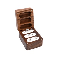 Wooden Case Engagement Holder Velvet Soft Interior Ring Box Jewelry Box Earring Box Fashion Ring Box Wood Ring Box