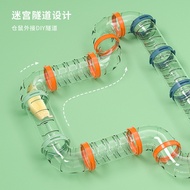 hamster house rumah hamster Hamster Pipe Cage Accessories Hamster Tunnel Straight Pipe DIY Hamster S